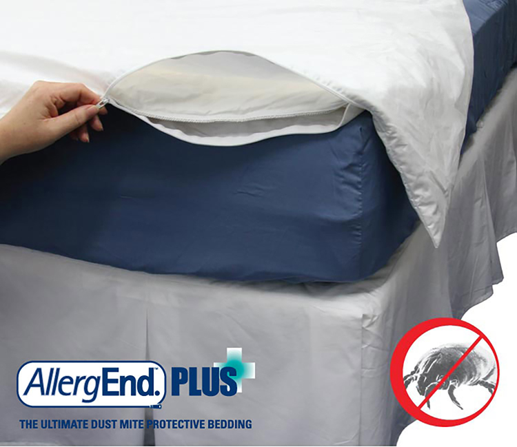 AllergEnd-Plus-dust-mite-quilt-protector-covers-and-logo